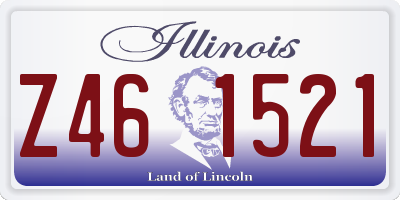 IL license plate Z461521