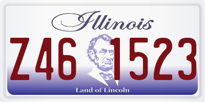 IL license plate Z461523