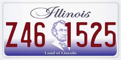 IL license plate Z461525