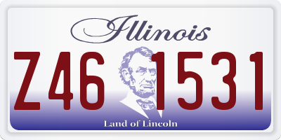 IL license plate Z461531