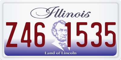 IL license plate Z461535