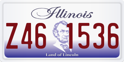 IL license plate Z461536