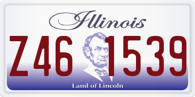 IL license plate Z461539