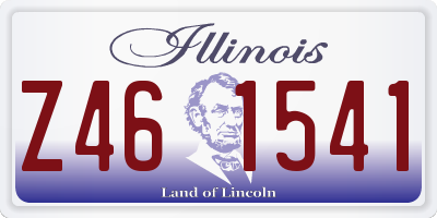 IL license plate Z461541