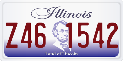 IL license plate Z461542