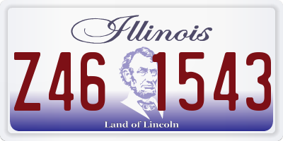 IL license plate Z461543