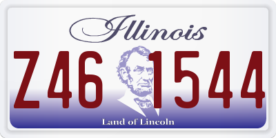 IL license plate Z461544