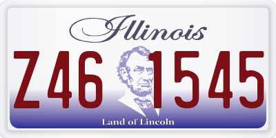 IL license plate Z461545