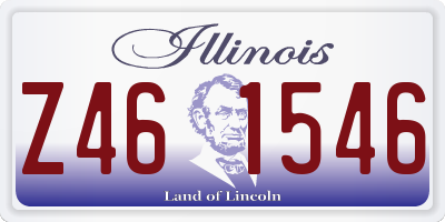 IL license plate Z461546