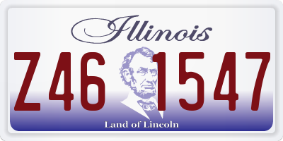 IL license plate Z461547