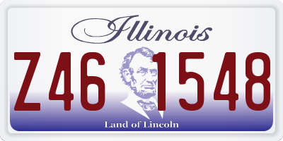 IL license plate Z461548