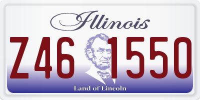IL license plate Z461550