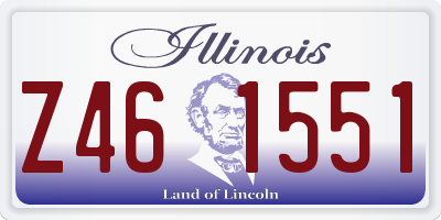 IL license plate Z461551