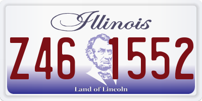 IL license plate Z461552