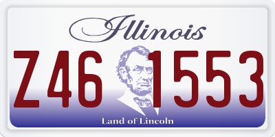 IL license plate Z461553