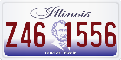 IL license plate Z461556