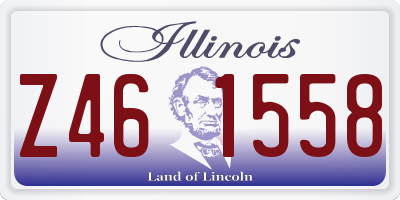 IL license plate Z461558