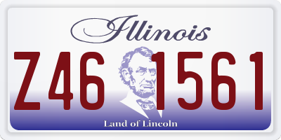 IL license plate Z461561