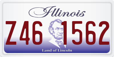 IL license plate Z461562