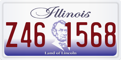 IL license plate Z461568