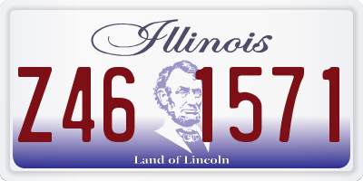 IL license plate Z461571