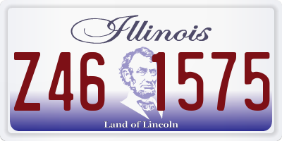 IL license plate Z461575