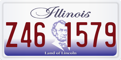 IL license plate Z461579