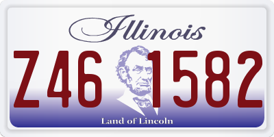 IL license plate Z461582