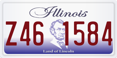 IL license plate Z461584
