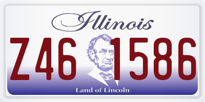 IL license plate Z461586