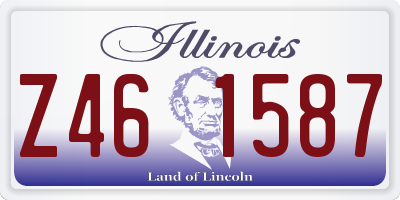 IL license plate Z461587