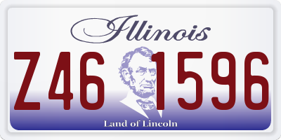 IL license plate Z461596