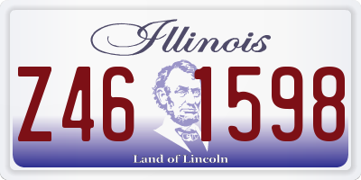 IL license plate Z461598