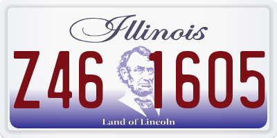 IL license plate Z461605