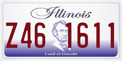 IL license plate Z461611