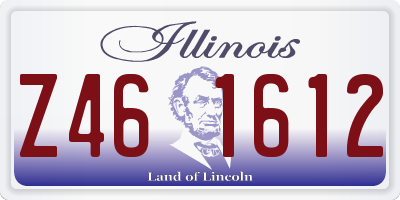 IL license plate Z461612
