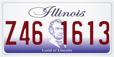 IL license plate Z461613