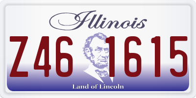 IL license plate Z461615