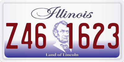 IL license plate Z461623