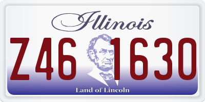 IL license plate Z461630