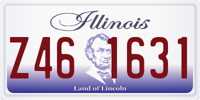 IL license plate Z461631
