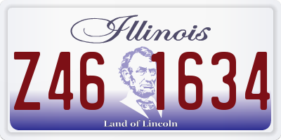 IL license plate Z461634