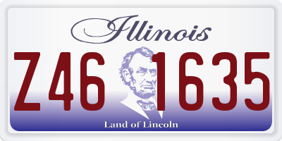 IL license plate Z461635