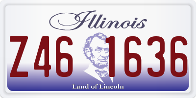 IL license plate Z461636