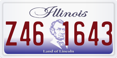 IL license plate Z461643