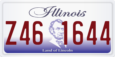 IL license plate Z461644
