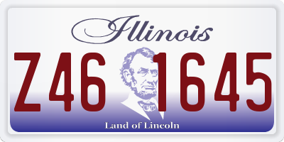 IL license plate Z461645