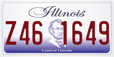 IL license plate Z461649
