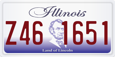 IL license plate Z461651