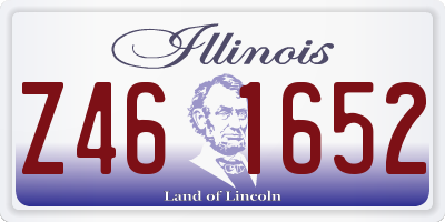 IL license plate Z461652